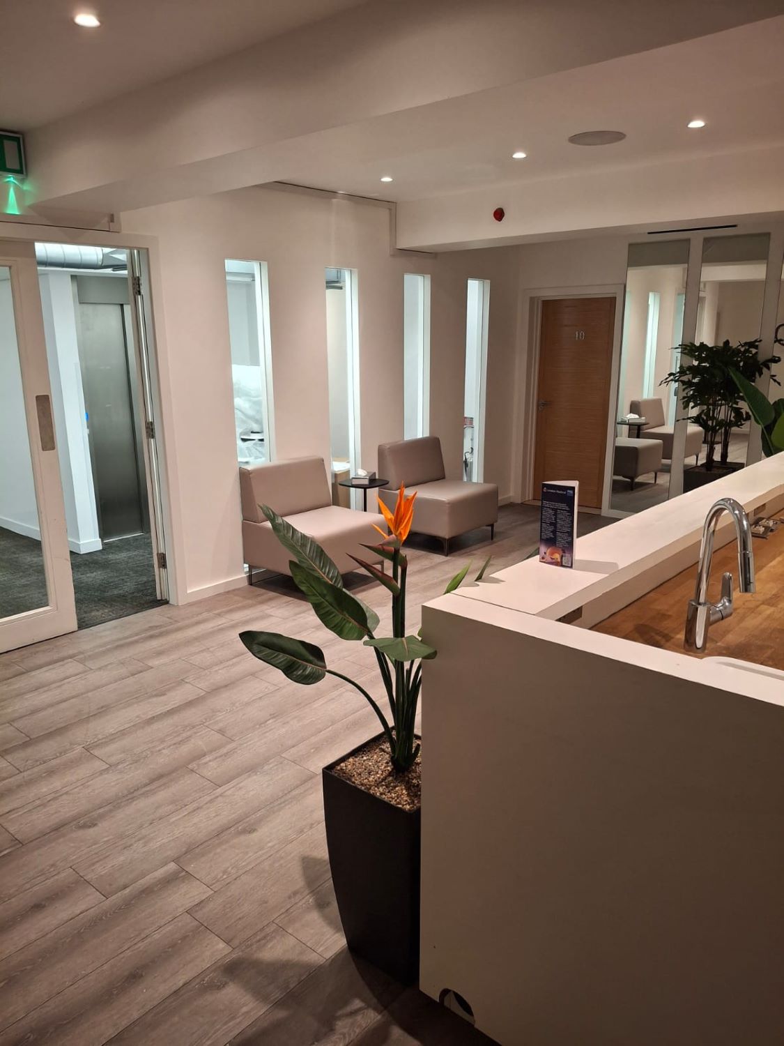 London Medical's lower ground floor; ?>