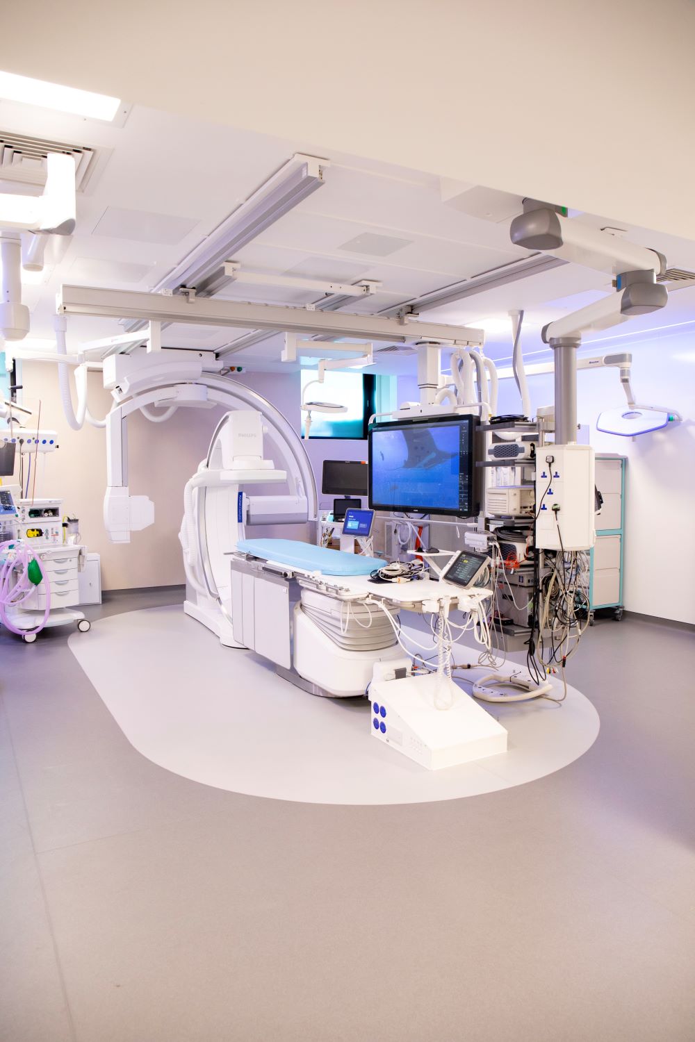 New Angio lab at Cromwell Hospital; ?>
