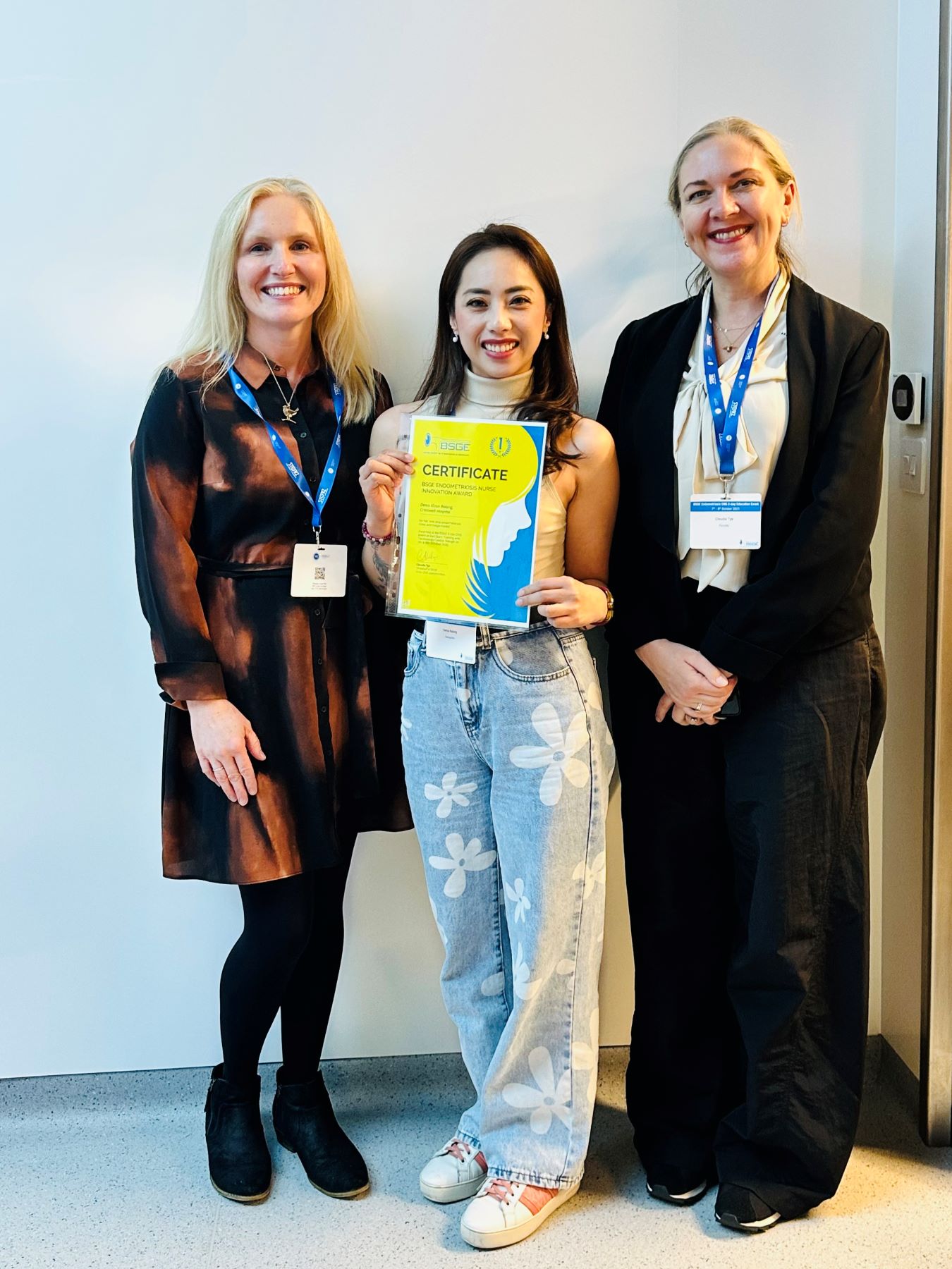 Denia Balang receives BSGE Award