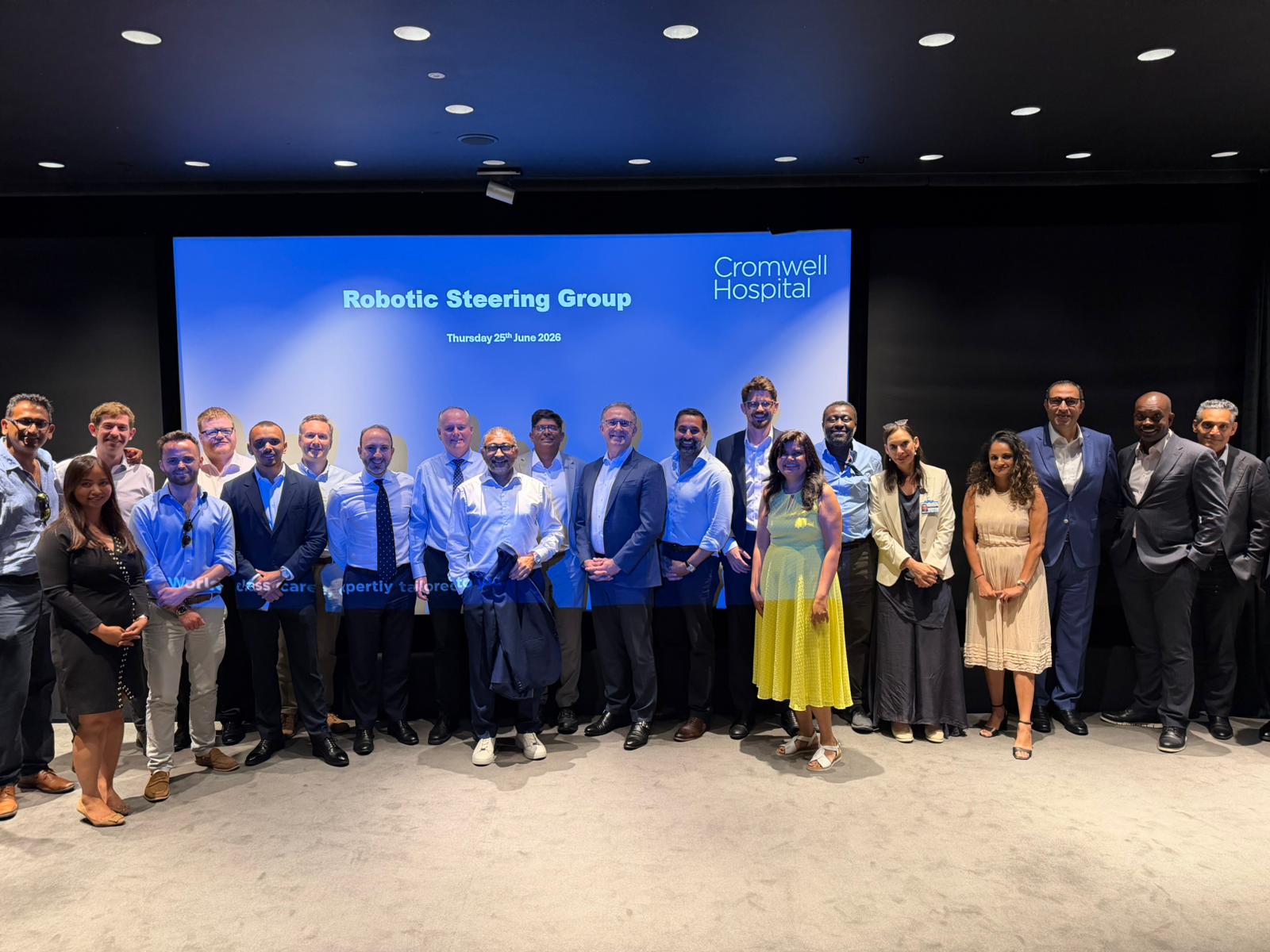 Robotic steering group photo