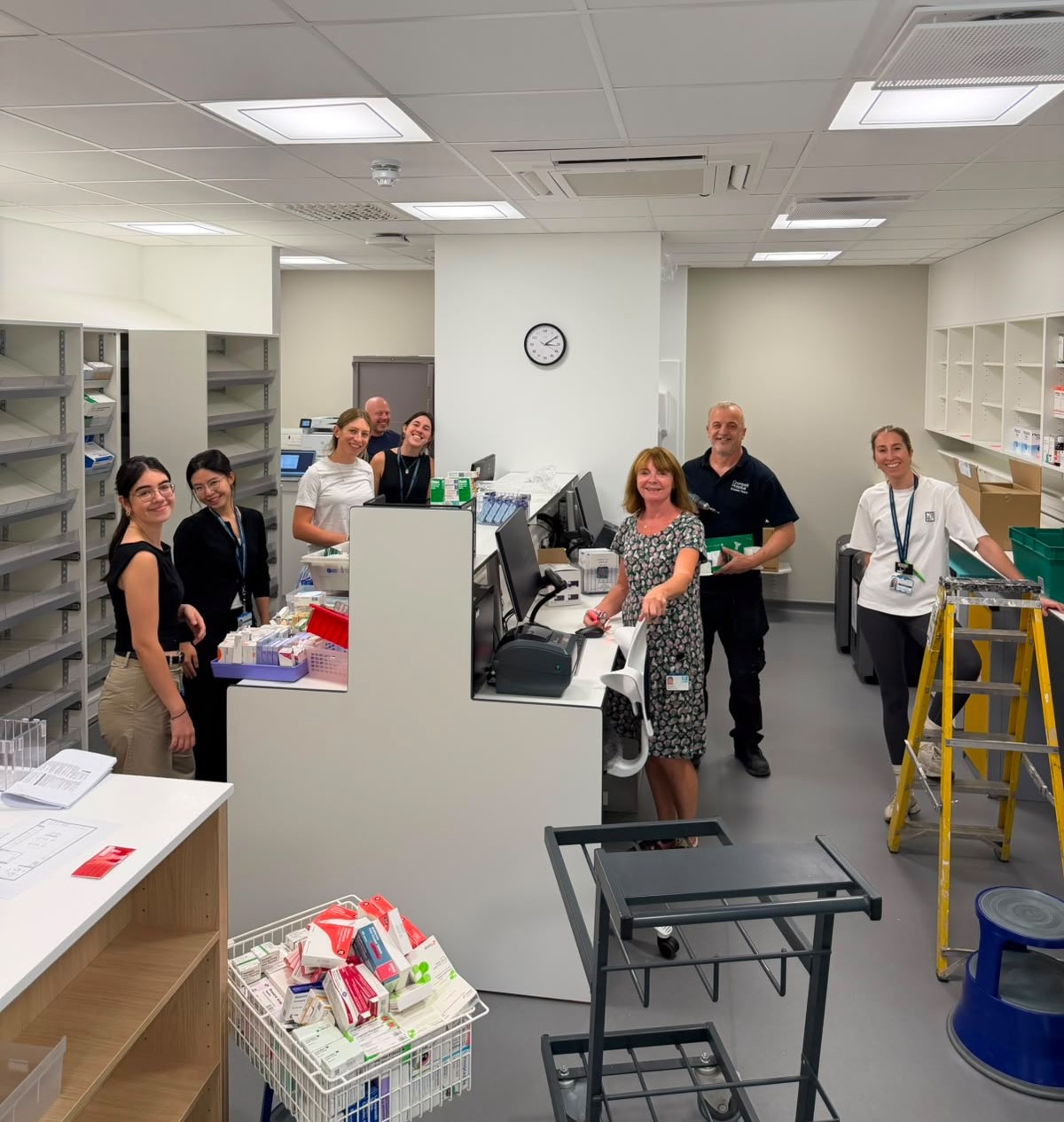 New inpatient pharmacy at Cromwell Hospital; ?>